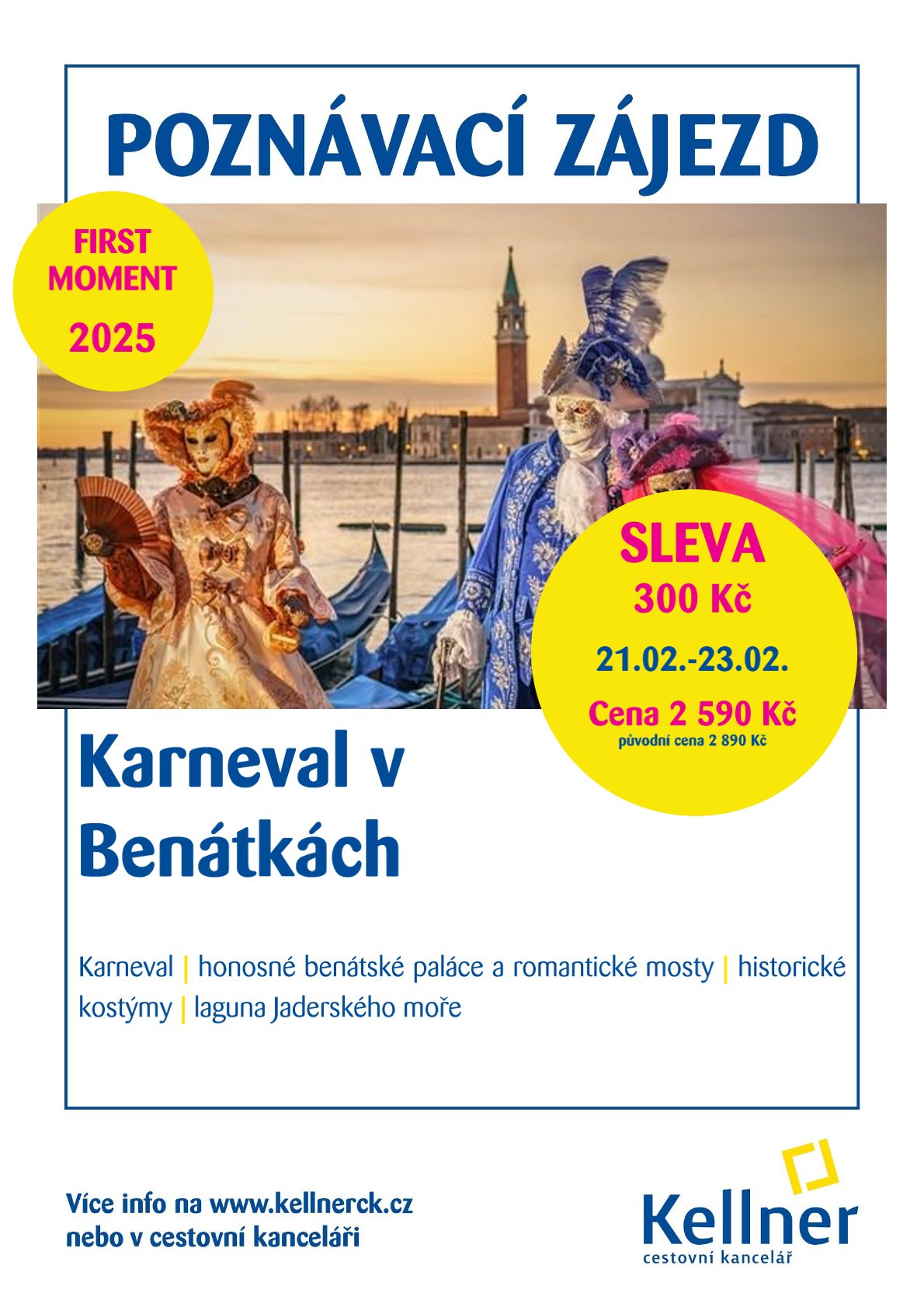 1. Leták Karneval v Benátkách 2025